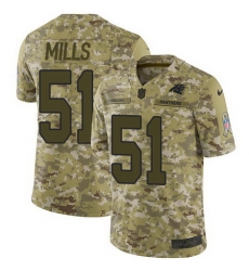 Nike Panthers #51 Sam Mills Camo Mens Stitched NFL Limited 2018 Salute To Service Jersey Nike Panthers #51 Sam Mills Camo Mens Stitched NFL Limited 2018 Salute To Service Jersey