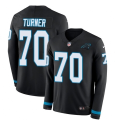 Nike Panthers #70 Trai Turner Black Team Color Men Stitched NFL Limited Therma Long Sleeve Jersey Nike Panthers #70 Trai Turner Black Team Color Men Stitched NFL Limited Therma Long Sleeve Jersey