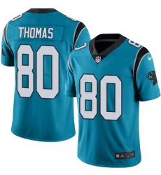 Nike Panthers 80 Ian Thomas Blue Vapor Untouchable Limited Jersey Nike Panthers 80 Ian Thomas Blue Vapor Untouchable Limited Jersey