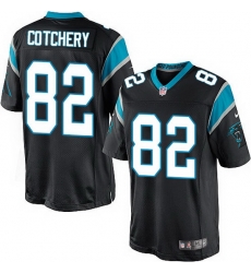 Nike Panthers #82 Jerricho Cotchery Black Team Color Mens Stitched NFL Elite Jersey Nike Panthers #82 Jerricho Cotchery Black Team Color Mens Stitched NFL Elite Jersey