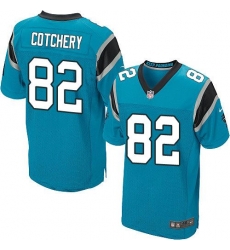 Nike Panthers #82 Jerricho Cotchery Blue Alternate Mens Stitched NFL Elite Jersey Nike Panthers #82 Jerricho Cotchery Blue Alternate Mens Stitched NFL Elite Jersey