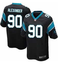 Nike Panthers #90 Frank Alexander Black Team Color Mens Stitched NFL Elite Jersey Nike Panthers #90 Frank Alexander Black Team Color Mens Stitched NFL Elite Jersey
