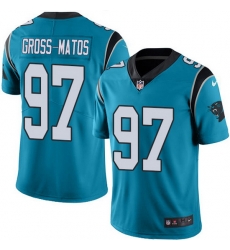 Nike Panthers 97 Yetur Gross Matos Blue Alternate Men Stitched NFL Vapor Untouchable Limited Jersey Nike Panthers 97 Yetur Gross Matos Blue Alternate Men Stitched NFL Vapor Untouchable Limited Jersey