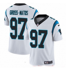 Nike Panthers 97 Yetur Gross Matos White Men Stitched NFL Vapor Untouchable Limited Jersey Nike Panthers 97 Yetur Gross Matos White Men Stitched NFL Vapor Untouchable Limited Jersey