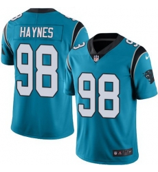 Nike Panthers 98 Marquis Haynes Blue Vapor Untouchable Limited Jersey Nike Panthers 98 Marquis Haynes Blue Vapor Untouchable Limited Jersey