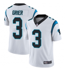 Panthers 3 Will Grier White Men Stitched Football Vapor Untouchable Limited Jersey Panthers 3 Will Grier White Men Stitched Football Vapor Untouchable Limited Jersey