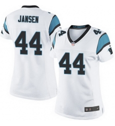Nike Panthers #44 J.J. Jansen White Team Color Women Stitched NFL Jersey Nike Panthers #44 J.J. Jansen White Team Color Women Stitched NFL Jersey