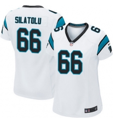 Nike Panthers #66 Amini Silatolu White Team Color Women Stitched NFL Jersey Nike Panthers #66 Amini Silatolu White Team Color Women Stitched NFL Jersey