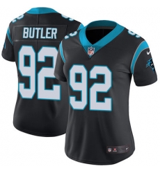 Nike Panthers #92 Vernon Butler Black Team Color Womens Stitched NFL Vapor Untouchable Limited Jersey Nike Panthers #92 Vernon Butler Black Team Color Womens Stitched NFL Vapor Untouchable Limited Jersey