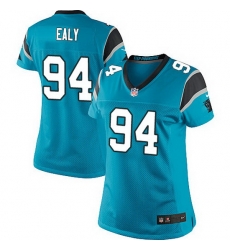 Nike Panthers #94 Kony Ealy Blue Team Color Women Stitched NFL Jersey Nike Panthers #94 Kony Ealy Blue Team Color Women Stitched NFL Jersey
