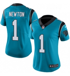Womens Nike Carolina Panthers 1 Cam Newton Limited Blue Rush Vapor Untouchable NFL Jersey Womens Nike Carolina Panthers 1 Cam Newton Limited Blue Rush Vapor Untouchable NFL Jersey