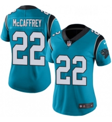 Womens Nike Carolina Panthers 22 Christian McCaffrey Blue Alternate Vapor Untouchable Limited Player NFL Jersey Womens Nike Carolina Panthers 22 Christian McCaffrey Blue Alternate Vapor Untouchable Limited Player NFL Jersey