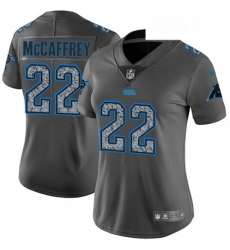 Womens Nike Carolina Panthers 22 Christian McCaffrey Gray Static Vapor Untouchable Limited NFL Jersey Womens Nike Carolina Panthers 22 Christian McCaffrey Gray Static Vapor Untouchable Limited NFL Jersey