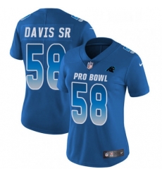 Womens Nike Carolina Panthers 58 Thomas Davis Limited Royal Blue 2018 Pro Bowl NFL Jersey Womens Nike Carolina Panthers 58 Thomas Davis Limited Royal Blue 2018 Pro Bowl NFL Jersey