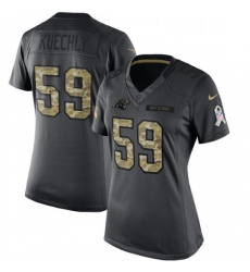 Womens Nike Carolina Panthers 59 Luke Kuechly Limited Black 2016 Salute to Service NFL Jersey Womens Nike Carolina Panthers 59 Luke Kuechly Limited Black 2016 Salute to Service NFL Jersey