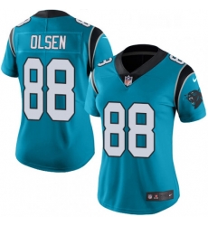 Womens Nike Carolina Panthers 88 Greg Olsen Limited Blue Rush Vapor Untouchable NFL Jersey Womens Nike Carolina Panthers 88 Greg Olsen Limited Blue Rush Vapor Untouchable NFL Jersey