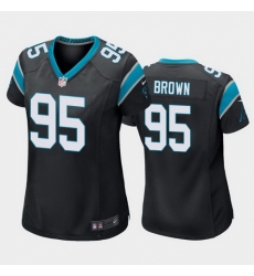 women derrick brown carolina panthers black game jersey women derrick brown carolina panthers black game jersey
