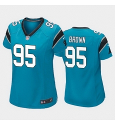 women derrick brown carolina panthers blue game jersey women derrick brown carolina panthers blue game jersey