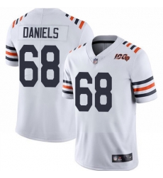 Bears 68 James Daniels White Alternate Men Stitched Football Vapor Untouchable Limited 100th Season Jersey Bears 68 James Daniels White Alternate Men Stitched Football Vapor Untouchable Limited 100th Season Jersey