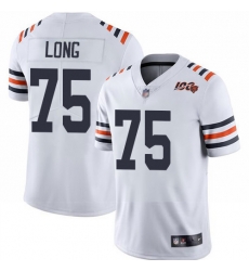 Bears 75 Kyle Long White Alternate Men Stitched Football Vapor Untouchable Limited 100th Season Jersey Bears 75 Kyle Long White Alternate Men Stitched Football Vapor Untouchable Limited 100th Season Jersey