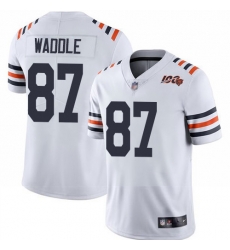 Bears 87 Tom Waddle White Alternate Men Stitched Football Vapor Untouchable Limited 100th Season Jersey Bears 87 Tom Waddle White Alternate Men Stitched Football Vapor Untouchable Limited 100th Season Jersey