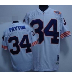 Chicago Bears 34 Walter Payton Premier white Color big number mitchellandness Jersey Chicago Bears 34 Walter Payton Premier white Color big number mitchellandness Jersey