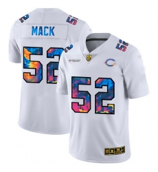 Chicago Bears 52 Khalil Mack Men White Nike Multi Color 2020 NFL Crucial Catch Limited NFL Jersey Chicago Bears 52 Khalil Mack Men White Nike Multi Color 2020 NFL Crucial Catch Limited NFL Jersey