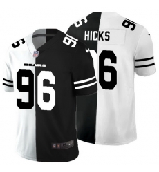 Chicago Bears 96 Akiem Hicks Men Black V White Peace Split Nike Vapor Untouchable Limited NFL Jersey Chicago Bears 96 Akiem Hicks Men Black V White Peace Split Nike Vapor Untouchable Limited NFL Jersey
