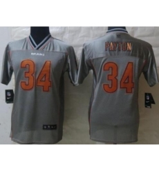 Kids Nike Chicago Bears 34 Walter Payton Grey Vapor Elite Jerseys Kids Nike Chicago Bears 34 Walter Payton Grey Vapor Elite Jerseys
