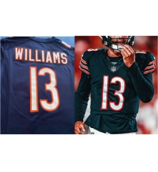 Men Caleb Williams Chicago Bears Blue Vapor Limited Blue jerseys Men Caleb Williams Chicago Bears Blue Vapor Limited Blue jerseys