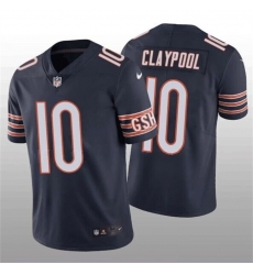 Men Chicago Bears 10 Chase Claypool Navy Vapor Untouchable Limited Stitched Football Jersey Men Chicago Bears 10 Chase Claypool Navy Vapor Untouchable Limited Stitched Football Jersey