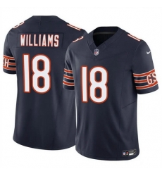 Men Chicago Bears 18 Caleb Williams Navy 2024 Draft F U S E Vapor Stitched Football Jersey Men Chicago Bears 18 Caleb Williams Navy 2024 Draft F U S E Vapor Stitched Football Jersey