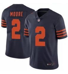 Men Chicago Bears 2 DJ Moore Navy Vapor Limited Stitched NFL Jersey Men Chicago Bears 2 DJ Moore Navy Vapor Limited Stitched NFL Jersey