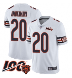 Men Chicago Bears 20 Prince Amukamara White Vapor Untouchable Limited Player 100th Season Football Jersey Men Chicago Bears 20 Prince Amukamara White Vapor Untouchable Limited Player 100th Season Football Jersey