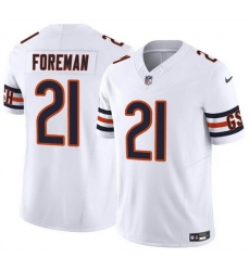 Men Chicago Bears 21 D'Onta Foreman White 2023 F U S E Vapor Stitched Football Jersey Men Chicago Bears 21 D'Onta Foreman White 2023 F U S E Vapor Stitched Football Jersey