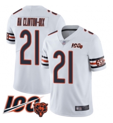Men Chicago Bears 21 Ha Ha ClintonDix White Vapor Untouchable Limited Player 100th Season Football Jersey Men Chicago Bears 21 Ha Ha ClintonDix White Vapor Untouchable Limited Player 100th Season Football Jersey