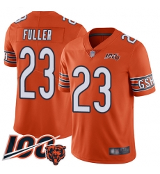 Men Chicago Bears 23 Kyle Fuller Orange Alternate 100th Season Limited Football Jersey Men Chicago Bears 23 Kyle Fuller Orange Alternate 100th Season Limited Football Jersey