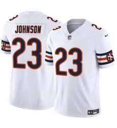 Men Chicago Bears 23 Roschon Johnson White 2023 F U S E Vapor Stitched Football Jersey Men Chicago Bears 23 Roschon Johnson White 2023 F U S E Vapor Stitched Football Jersey