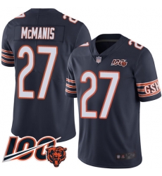 Men Chicago Bears 27 Sherrick McManis Navy Blue Team Color 100th Season Limited Football Jersey Men Chicago Bears 27 Sherrick McManis Navy Blue Team Color 100th Season Limited Football Jersey