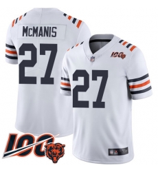 Men Chicago Bears 27 Sherrick McManis White 100th Season Limited Football Jersey Men Chicago Bears 27 Sherrick McManis White 100th Season Limited Football Jersey