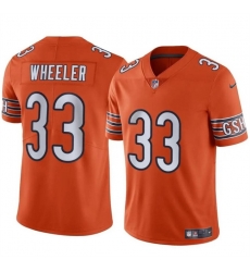 Men Chicago Bears 33 Ian Wheeler Orange Vapor Stitched Football Jersey Men Chicago Bears 33 Ian Wheeler Orange Vapor Stitched Football Jersey