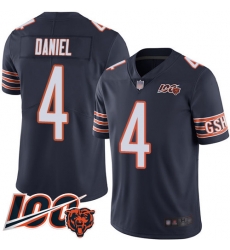 Men Chicago Bears 4 Chase Daniel Navy Blue Team Color 100th Season Limited Football Jersey Men Chicago Bears 4 Chase Daniel Navy Blue Team Color 100th Season Limited Football Jersey