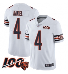 Men Chicago Bears 4 Chase Daniel White Vapor Untouchable Limited Player 100th Season Football Jersey Men Chicago Bears 4 Chase Daniel White Vapor Untouchable Limited Player 100th Season Football Jersey
