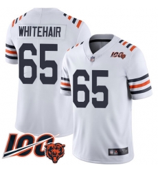 Men Chicago Bears 65 Cody Whitehair White 100th Season Limited Football Jersey Men Chicago Bears 65 Cody Whitehair White 100th Season Limited Football Jersey