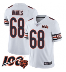 Men Chicago Bears 68 James Daniels White Vapor Untouchable Limited Player 100th Season Football Jersey Men Chicago Bears 68 James Daniels White Vapor Untouchable Limited Player 100th Season Football Jersey