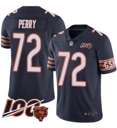 Men Chicago Bears 72 William Perry Navy Blue Team Color 100th Season Limited Football Jersey Men Chicago Bears 72 William Perry Navy Blue Team Color 100th Season Limited Football Jersey