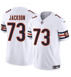 Men Chicago Bears 73 Jonah Jackson White 2025 F U S E Vapor Stitched Football Jersey Men Chicago Bears 73 Jonah Jackson White 2025 F U S E Vapor Stitched Football Jersey