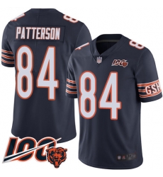 Men Chicago Bears 84 Cordarrelle Patterson Navy Blue Team Color 100th Season Limited Football Jerseyr Men Chicago Bears 84 Cordarrelle Patterson Navy Blue Team Color 100th Season Limited Football Jerseyr