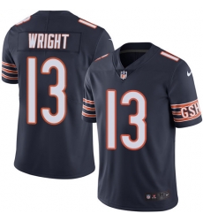 Men Nike Bears #13 Kendall Wright Navy Blue Team Color Stitched NFL Vapor Untouchable Limited Jersey Men Nike Bears #13 Kendall Wright Navy Blue Team Color Stitched NFL Vapor Untouchable Limited Jersey