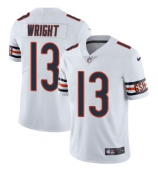 Men Nike Bears #13 Kendall Wright White Stitched NFL Vapor Untouchable Limited Jersey Men Nike Bears #13 Kendall Wright White Stitched NFL Vapor Untouchable Limited Jersey